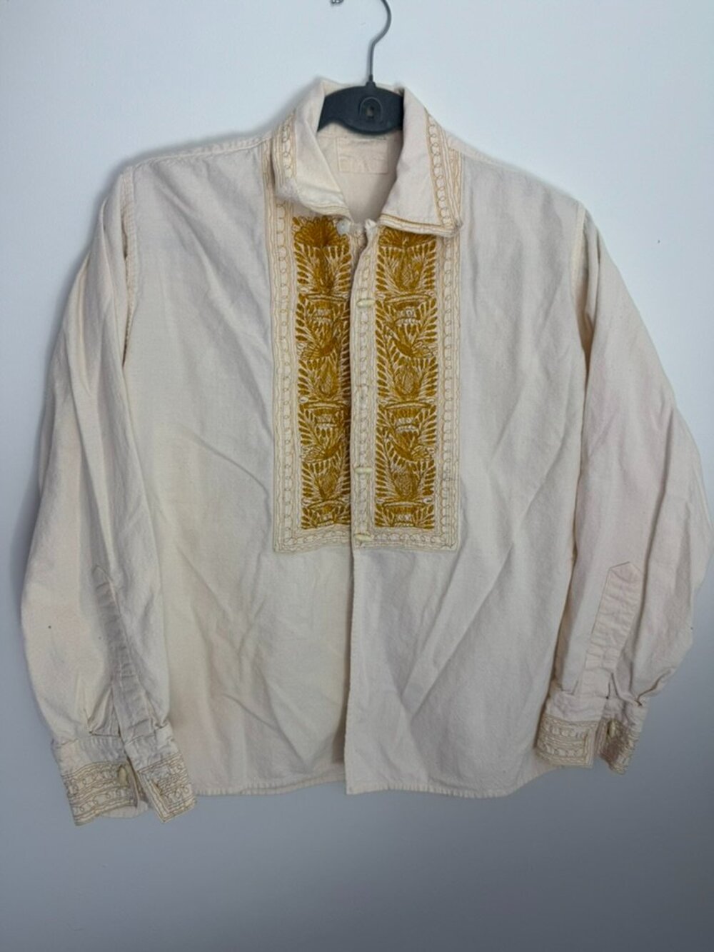 Women's Embroidered Cotton Long Sleeved Shirt